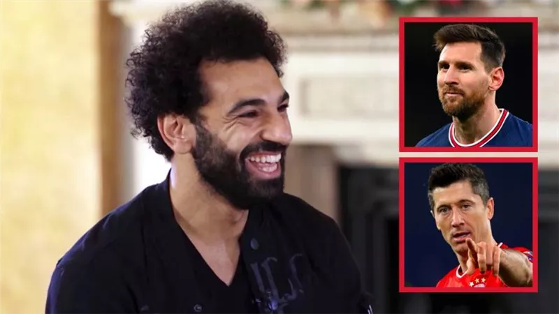 محمد صلاح : ميسي وليفاندوفسكي هما المنافسين لي