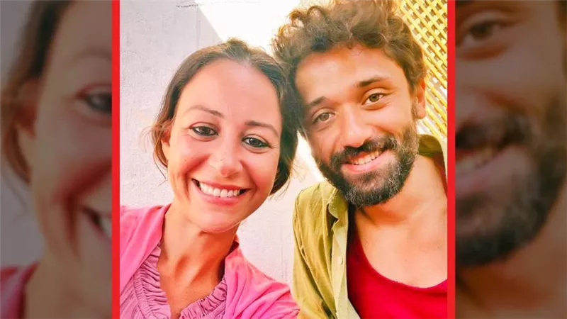 كريم محمود عبدالعزيز ينشر صورة مع منة شلبي من كواليس فيلم من أجل زيكو