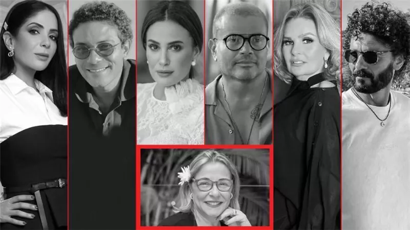 يسرا والهضبة وآسر والنبوي ومنى وهند صبري ينعون مها أبو عوف : فراقك خسارة كبيرة