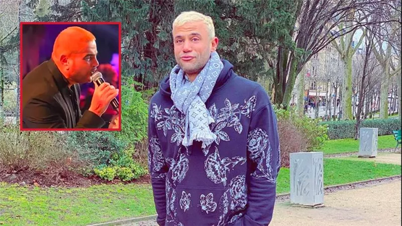 على طريقة عمرو دياب .. محمد إمام يظهر بشعر أشقر في كواليس فيلم عمهم