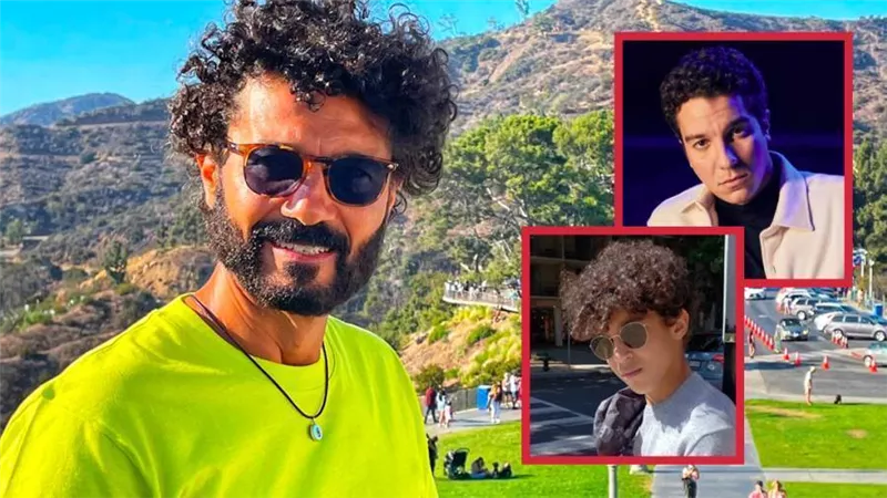 نور يشاركه في راجعين يا هوا وزياد في لون البحر .. أبناء خالد النبوي يجتمعان معه للمرة الأولى على الشاشة
