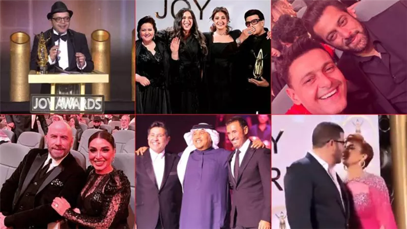 كاب هنيدي وقبلة أصالة وسيلفي رامز .. أبرز لقطات مهرجان joy awards