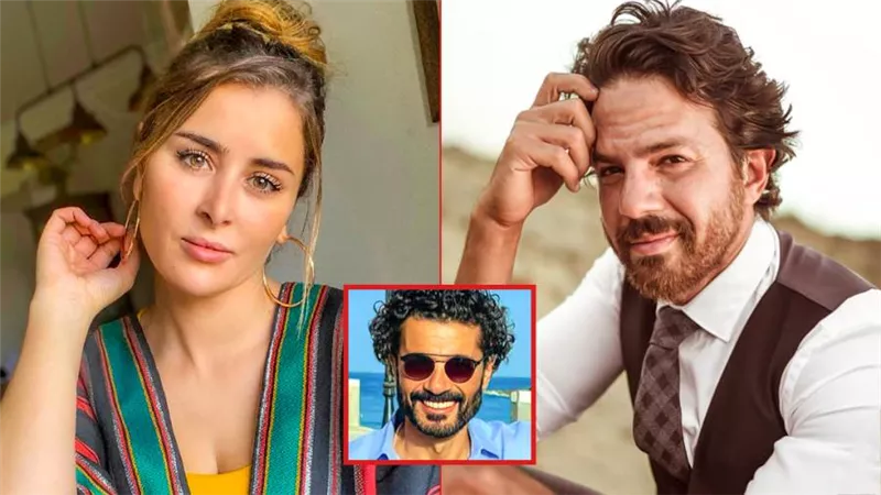 عائشة بن أحمد وعمر الشناوي زوجان يعملان في الجونة في مسلسل لون البحر بطولة خالد النبوي