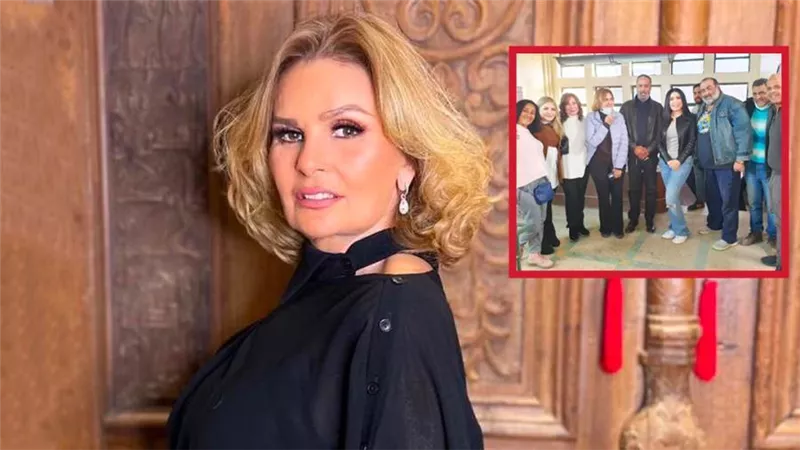 أول ظهور لـ يسرا بعد تعافيها من فيروس كورونا فى كواليس مسلسل يوتيرن