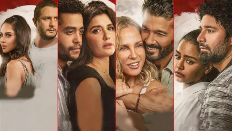 نجوم فيلم قمر 14 لـ خالد النبوي وغادة عادل وأحمد الفيشاوى وأحمد مالك يحتفلون بعرضه غدا