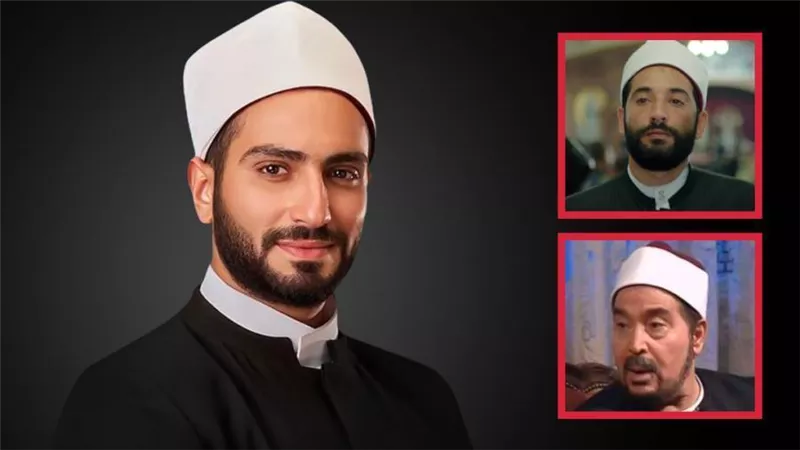 بعد نشر الشرنوبي صورته من كواليس فاتن أمل حربي .. من هم أشهر نجوم الجبة والقفطان ؟