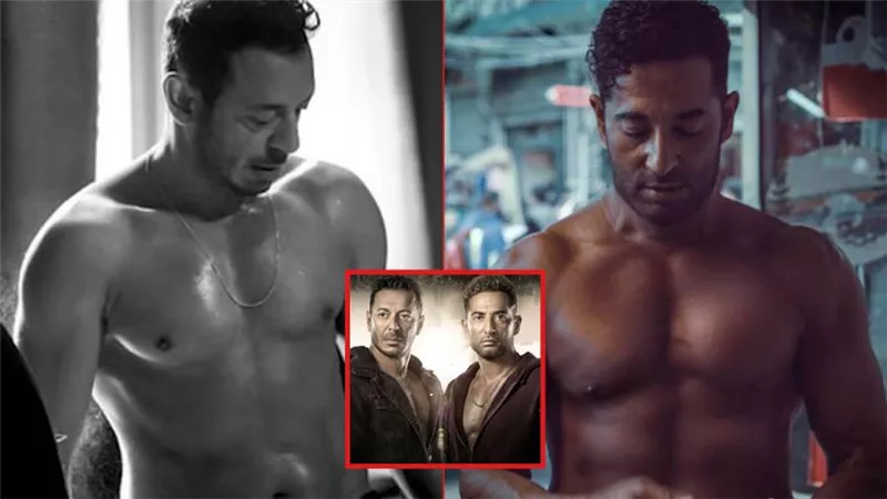 حرب ملوك الجدعنة قبل رمضان 2022 .. مصطفى شعبان يقلد عمرو سعد وينشر صورته topless 