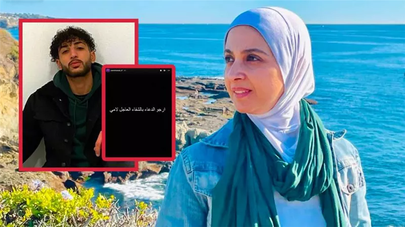 حنان ترك تمر بأزمة صحية وابنها : أرجو الدعاء بالشفاء العاجل لأمي