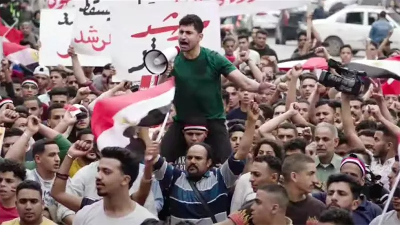 أمير المصري يقود مظاهرة ضد الاخوان في برومو مسلسل الاختيار 3 رمضان 2022