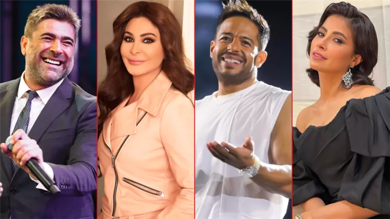 أبرزهم إليسا ووائل كفوري وروبي وحماقي .. نجوم حفلات صيف 2022
