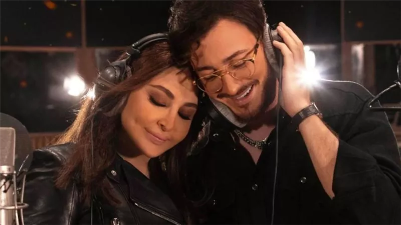 من أول دقيقة لـ إليسا وسعد لمجرد تحقق 40 مليون مشاهدة بعد 10 أيام من طرحها