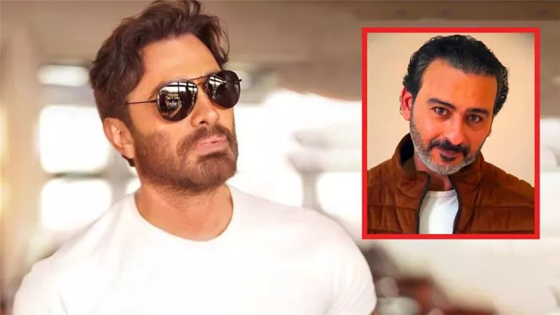 أحمد عزمي يجسد شخصية ضابط اسمه أحمد عزمي ضمن أحداث فيلم بحبك بطولة تامر حسني