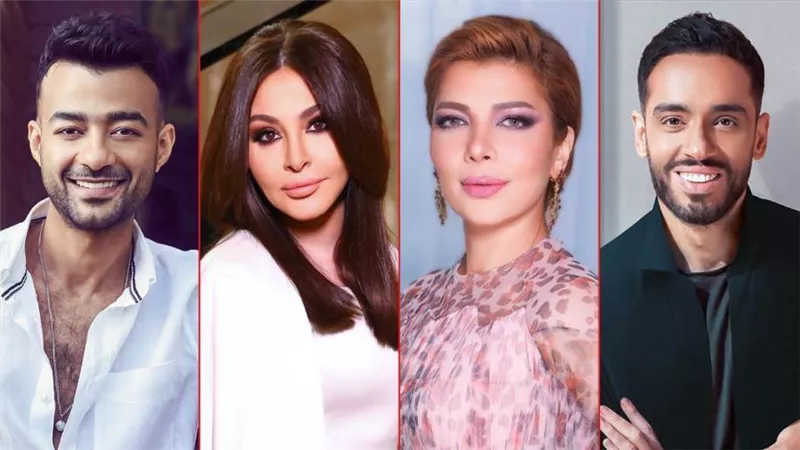 أصالة وإليسا ورامي جمال وهيثم شاكر نجوم ألبومات الصيف فى 2022