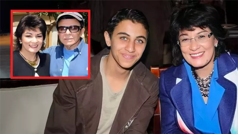 سماح أنور مع ابنها