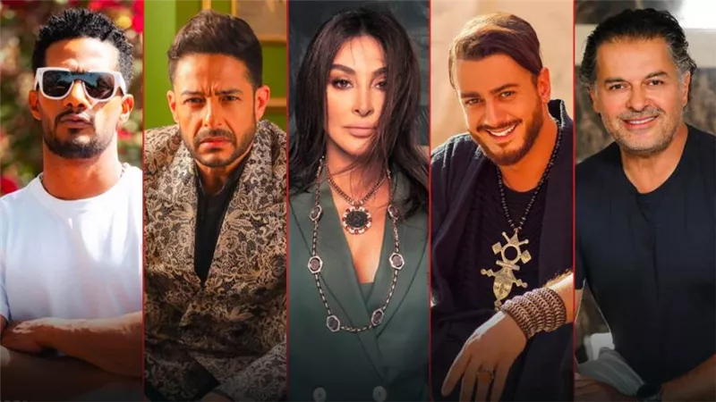 إليسا وسعد لمجرد وراغب علامة وحماقى ومحمد رمضان نجوم حفلات شهر يونيو 