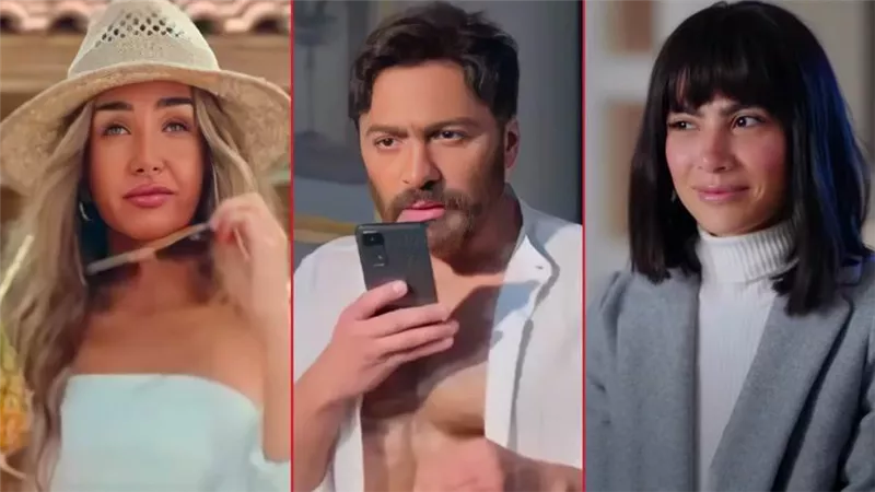 تامر حسنى يعيش قصتين حب مع هنا الزاهد وهدي المفتي فى البرومو الرسمي لفيلم بحبك