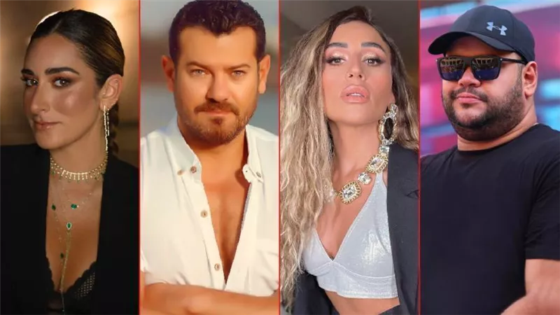 عمرو يوسف ومحمد ممدوح وأمينة خليل ودينا الشربيني .. 4 نجوم من جراند أوتيل إلى شقو