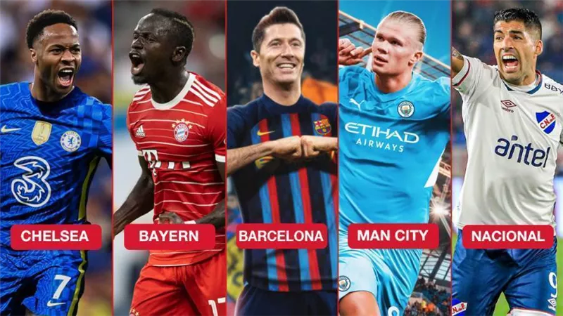 أبرزهم ليفاندوفسكي وماني وهالاند وستيرلنج وسواريز .. خريطة الميركاتو الصيفي لموسم 2022 -2023