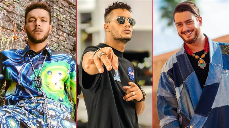 ويجز وسعد لمجرد ومحمد رمضان يتسابقون على المراكز الأولى بتريند يوتيوب