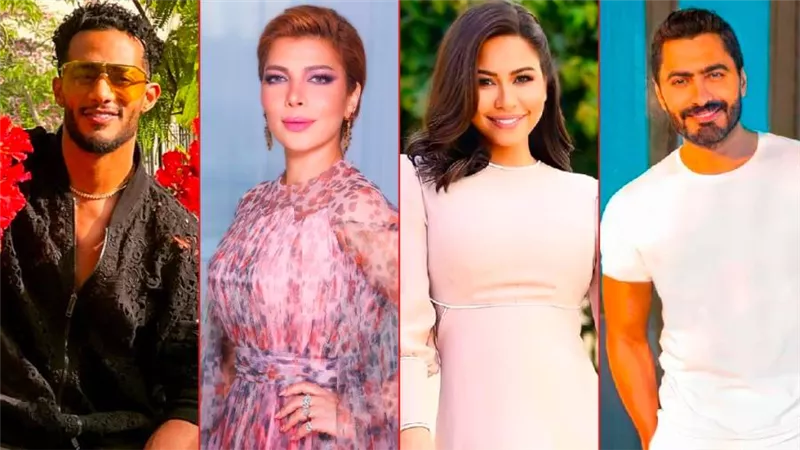 تامر حسني وأصالة وشيرين عبدالوهاب ومحمد رمضان .. نجوم أغاني شهر سبتمبر