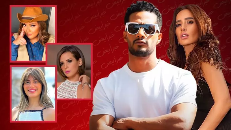 زينة ومي كساب وإيمان العاصي ومنة فضالي زوجات محمد رمضان فى مسلسل العمدة رمضان 2023