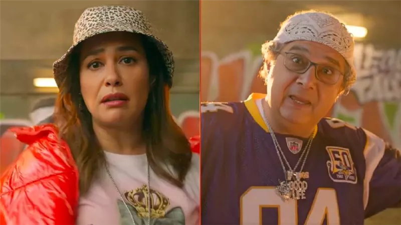 هند صبري وماجد الكدواني يقدمان الراب لأول مرة ضمن أحداث فيلم فضل ونعمة