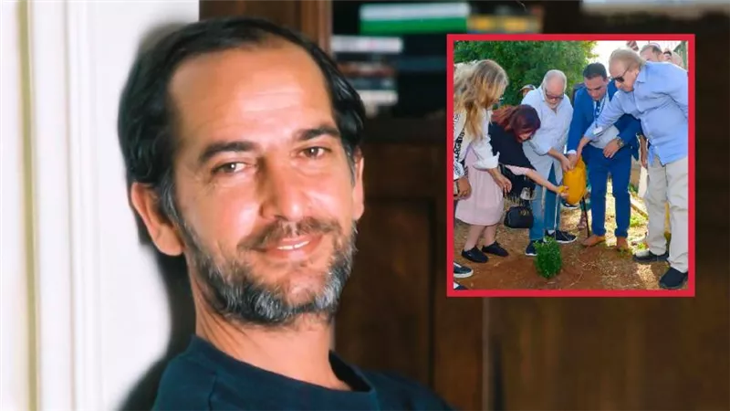 إلهام شاهين وليلى علوى ويحيى الفخرانى وأحمد بدير يزرعون شجرة لـ روح هشام سليم فى روما 