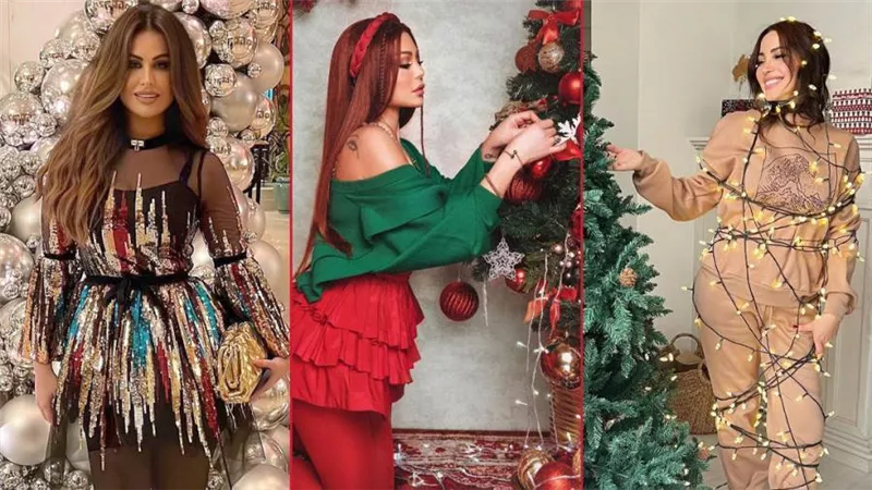 أبرزهم هيفاء وهبي ونسرين طافش ومي سليم  .. ألبوم احتفال النجمات بالكريسماس