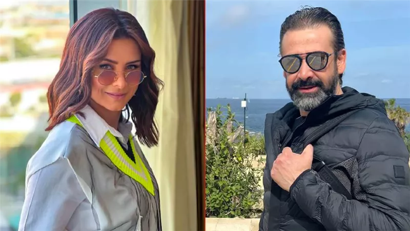 نور اللبنانية زوجة كريم عبدالعزيز واسمها إيمان ضمن أحداث فيلم بيت الروبي 