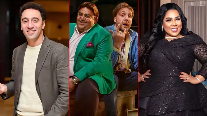 محمد سلام وشيماء سيف ضيفي شرف مسلسل اللعبة 4 بطولة شيكو وهشام ماجد 
