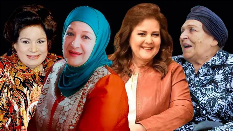 دلال عبدالعزيز كريمة مختار وأمينة رزق وهدى سلطان .. أشهر أمهات شاشة الدراما والسينما