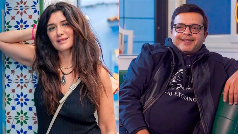 غادة عادل زوجة محمد هنيدي وتتاجر في البطيخ ضمن أحداث فيلم أحمر وحلاوة 