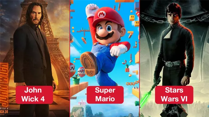 بوكس أوفيس هوليوود .. Super Mario يتصدر وStars Wars الرابع وJohn Wick الأخير بـ 6 ملايين دولار