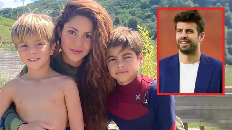 بيكيه يتجه لمقاضاة شاكيرا بعد ظهور ولديه في كليبها الأخير Acróstico 