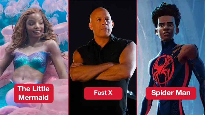بوكس أوفيس .. Spider Man يتصدر وThe Little Mermaid يلاحقه وFast X الأخير بـ 13 مليون دولار