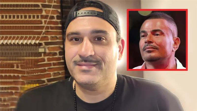 أكرم حسني يعلن انتهاء تصوير فيلمه العميل صفر ويظهر بشنب عمرو دياب