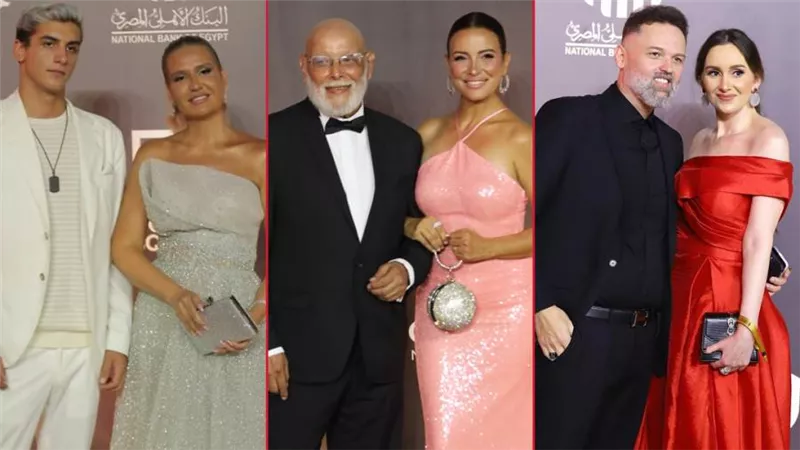 بالصور .. أجمل Couple على السجادة الذهبية في مهرجان الدراما في دورته الثانية 