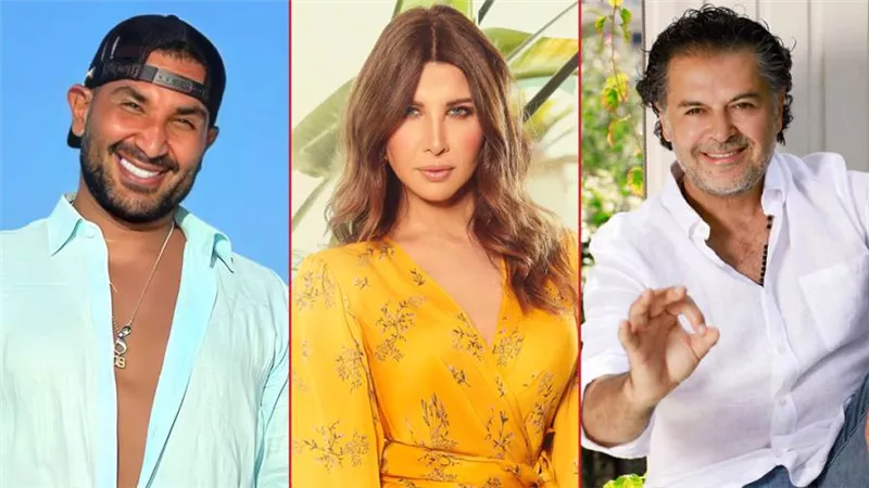 راغب علامة ونانسي عجرم وأحمد سعد نجوم حفلات الويك إند فى الساحل الشمالي