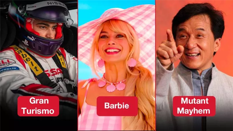 بوكس أوفيس هوليوود .. Gran Turismo يتصدر وBarbie يلاحقه وجاكي شان في المركز الأخير 