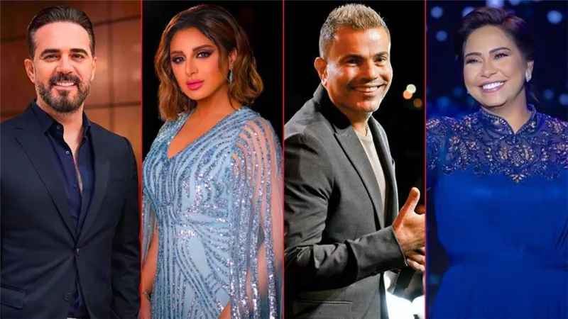 أبرزهم عمرو دياب وشيرين وأنغام ووائل جسار .. نجوم حفلات شهر أكتوبر