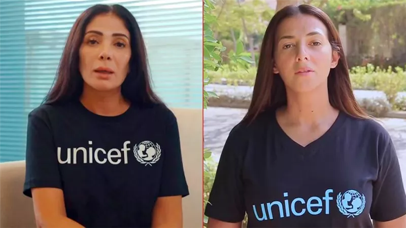 منى زكي ودنيا سمير غانم تدعوان للتبرع لفلسطين : قلبنا بيتعصر من الوجع بسبب أطفال غزة