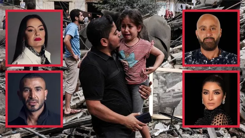 السقا وشيريهان وروجينا وأحمد سعد يدعمون فلسـ طين : أنقذوا أهل غـ زة