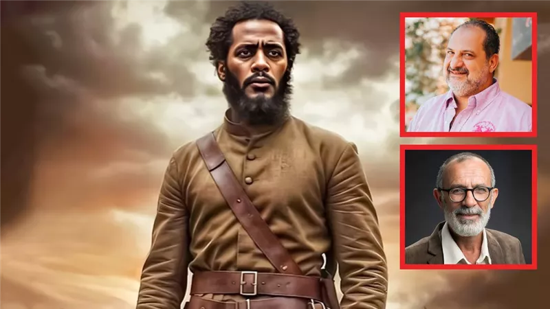 الممثل الفلسطيني كامل الباشا بديل خالد الصاوي في فيلم أسد بطولة محمد رمضان