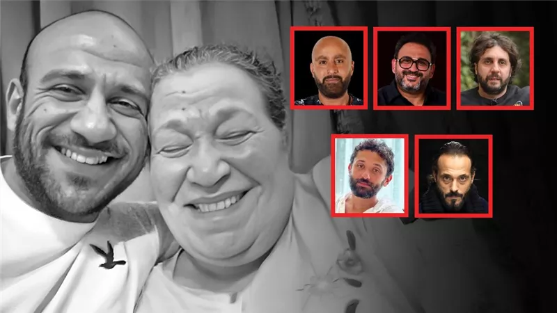 السقا وكريم وهشام ماجد ويوسف الشريف وأكرم حسنى ينعون والدة أحمد مكي