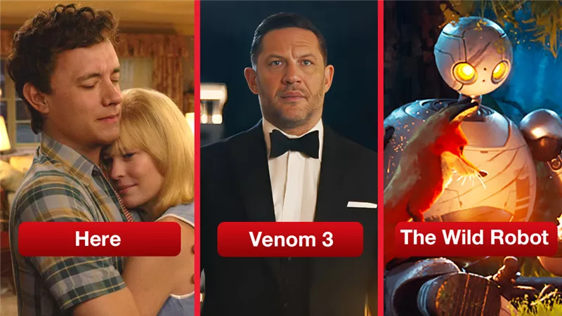 بوكس أوفيس هوليوود .. Venom يتصدر وThe Wild Robot يلاحقه وتوم هانكس الأخير
