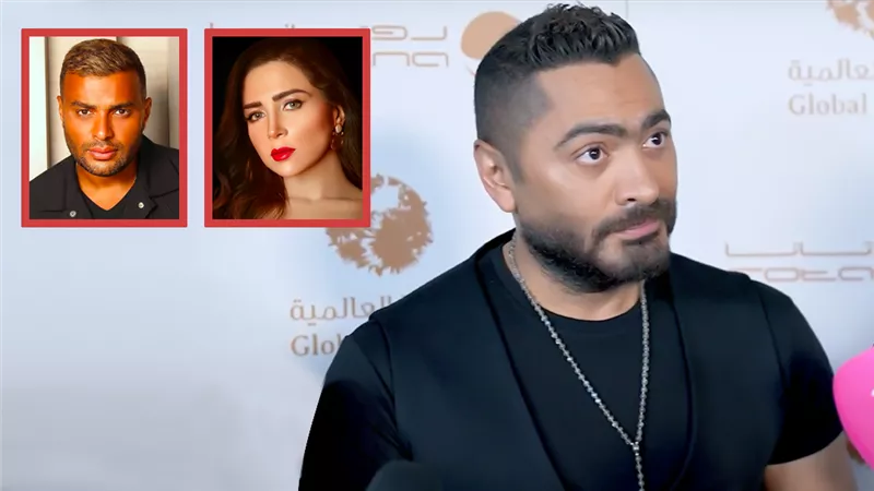 تامر حسنى : أبحث عن عمل يجمعنى بـ مى عز الدين وأتعاون مع رامى صبرى فى ديو جديد