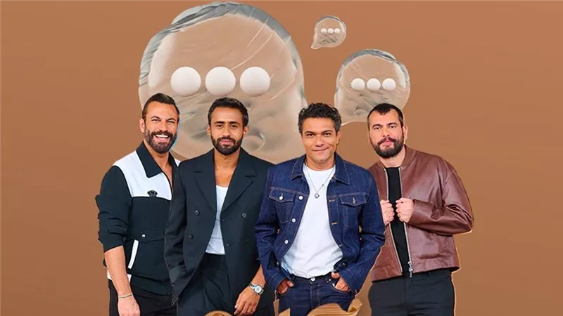 آسر ياسين ونيقولا معوض وناصر الدسورى يقدمون برنامج كلام رجال على mbc 1