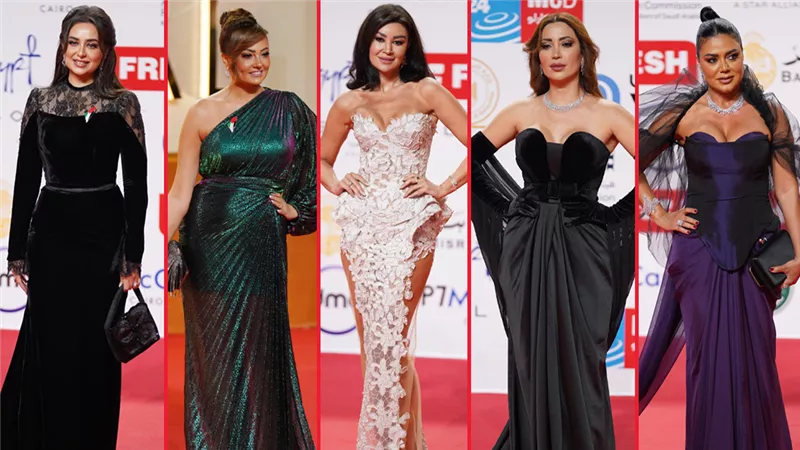 30 صورة .. الألبوم الكامل لنجمات افتتاح مهرجان القاهرة السينمائي الـ 45