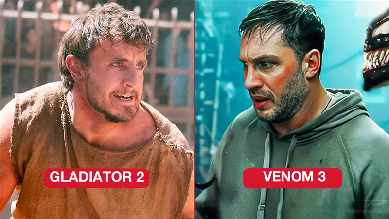 Venom 3 يقترب من نصف مليار دولار فى شهر وGladiator 2 يقترب من ربع مليار فى 13 يوماً