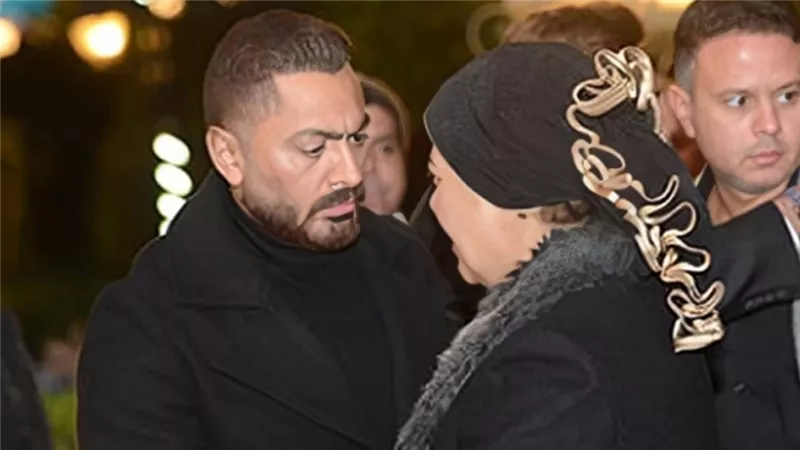 بالصور .. كل النجوم في عزاء محمد رحيم بمسجد الشرطة في الشيخ زايد
